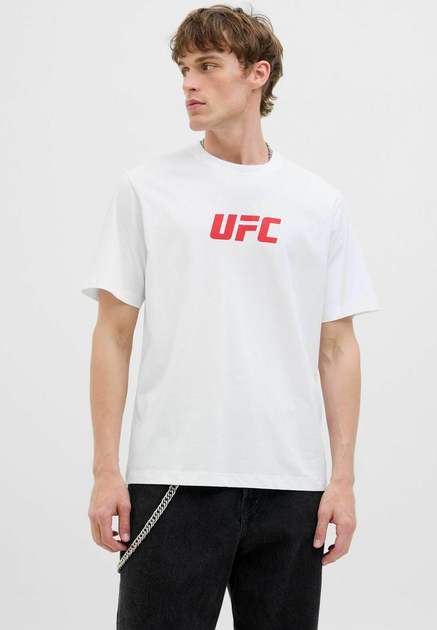 

Футболка Jack & Jones Print T-shirt, Bright White/Off-White, Белый, Футболка Jack & Jones Print T-shirt, Bright White/Off-White