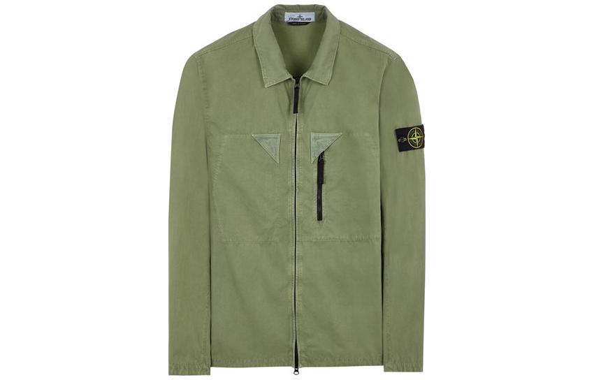 

SS23 Нейлоновая куртка Meta унисекс зеленая Stone Island, зеленый