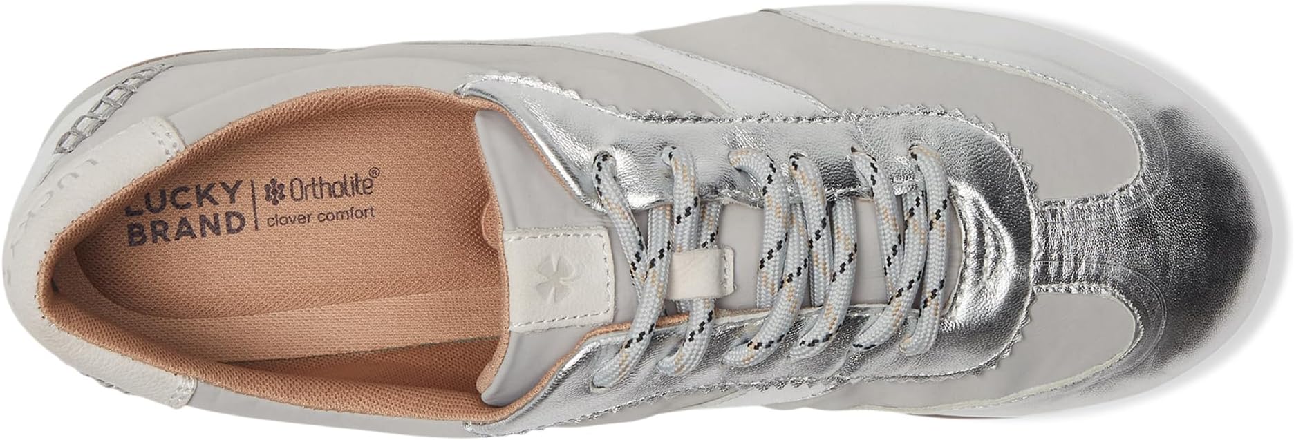 Кроссовки Lucky Brand Kofila Sneakers, серебряный — фото 2