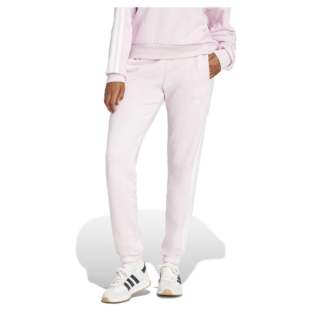 

Джоггеры adidas Essentials 3 Stripes French Terry Cuffed, розовый