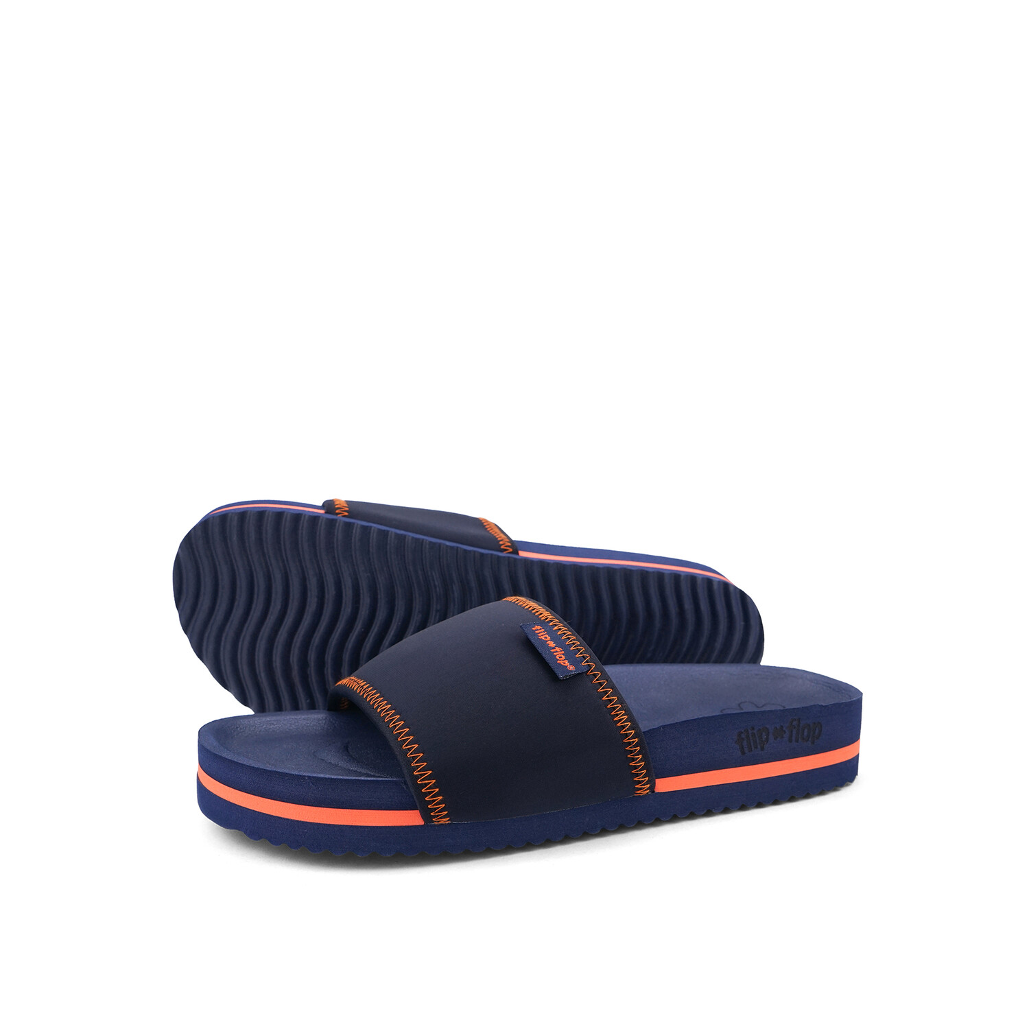 

Сандалии Flip Flop Slides pool*neoprene, цвет Nachtblau/Orange