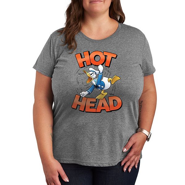 

Футболка Donald Duck Plus Hot Head Disney, Heather Gray