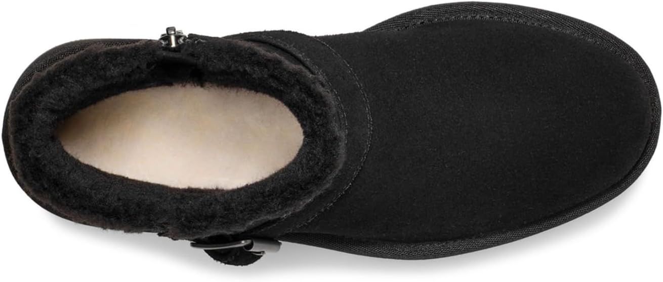 Женские ботинки Koolaburra by UGG Kelissa Mini замшевые с ремешком, черный — фото 2