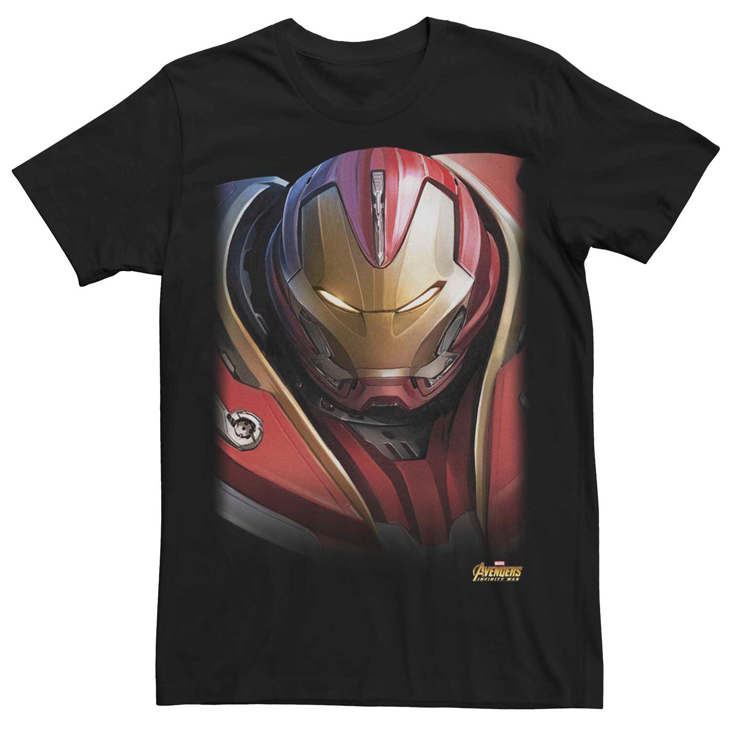 

Мужская футболка с лицом Marvel Avengers Infinity War Hulkbuster Licensed Character