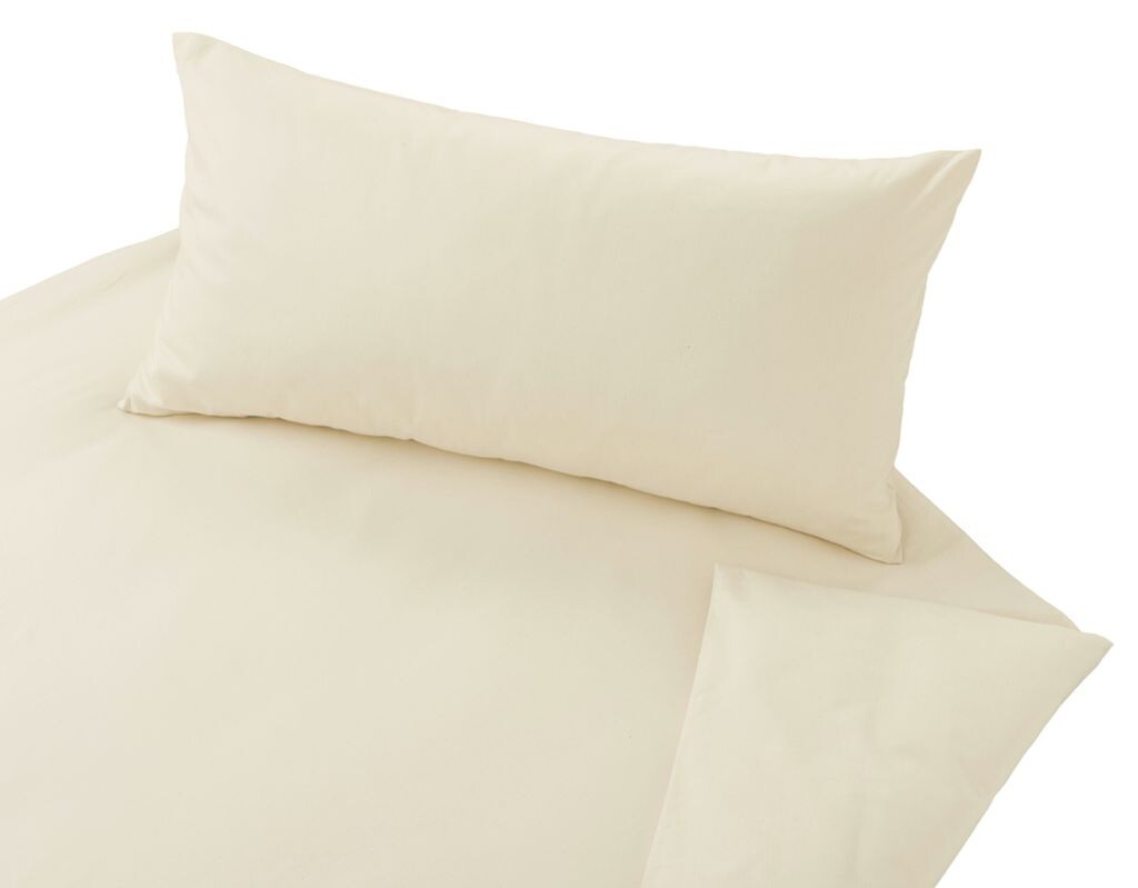 

Комплект постельного белья Cotonea из органического тонкого сатина премиум цвет натуральный 001 размер 135х200+40х80 см