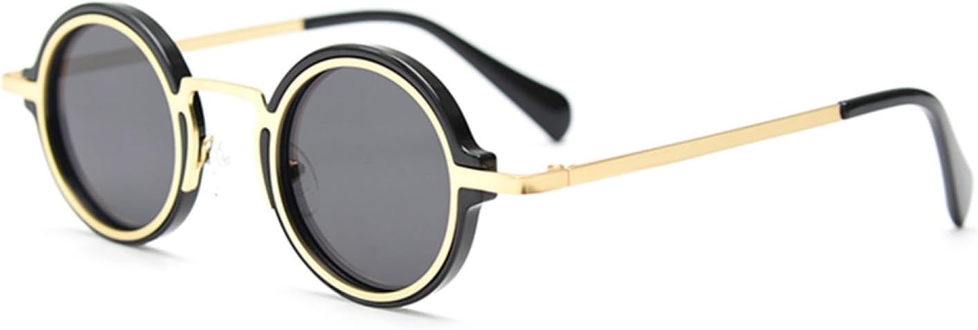 

Поляризованные солнцезащитные очки в стиле ретро для женщин, панк-стиль, металлические солнцезащитные очки, винтажные мужские, зеленые, UV400 SZVVBKK, Black Gold Frame