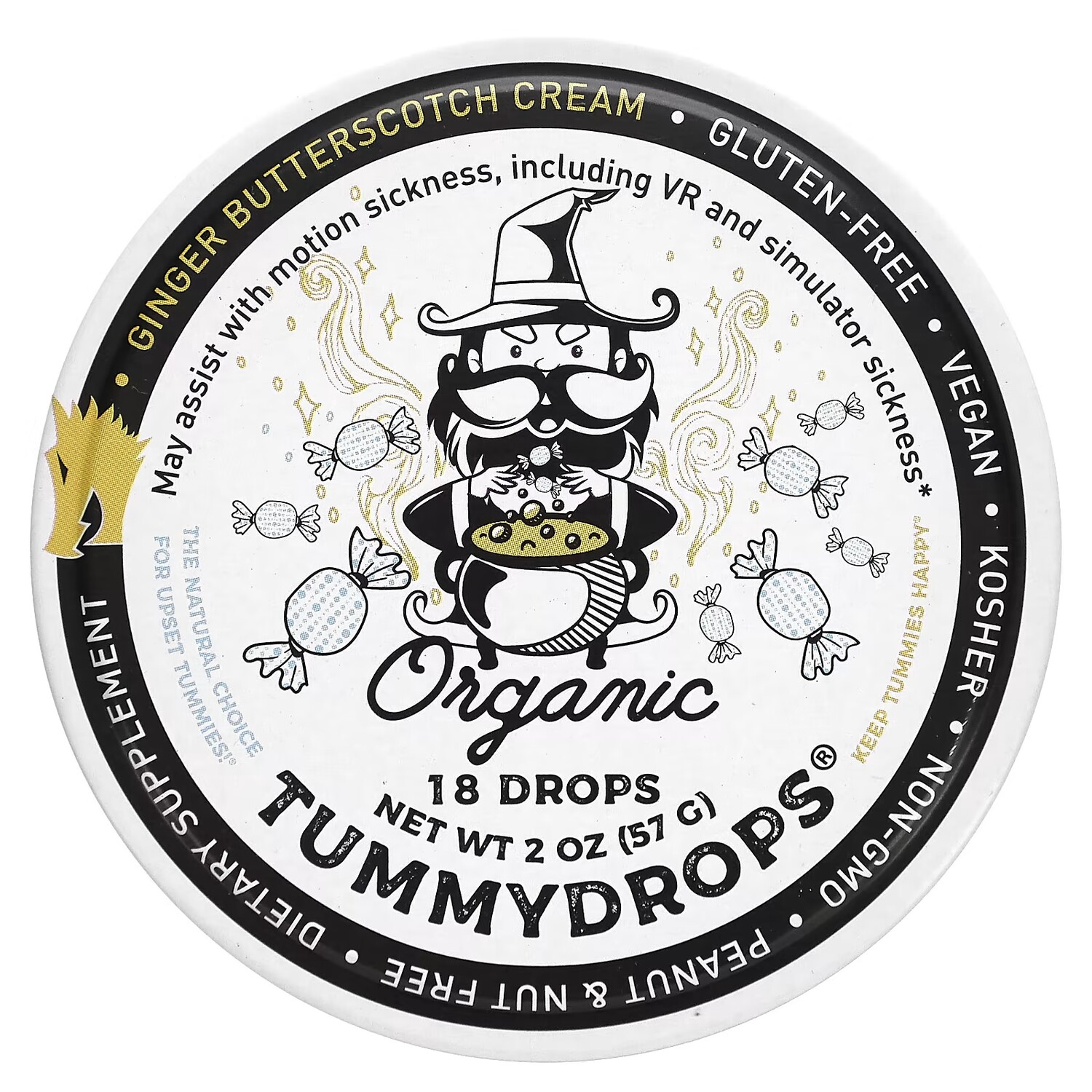 

Крем Tummydrops с имбирем и ириской, 18 капель