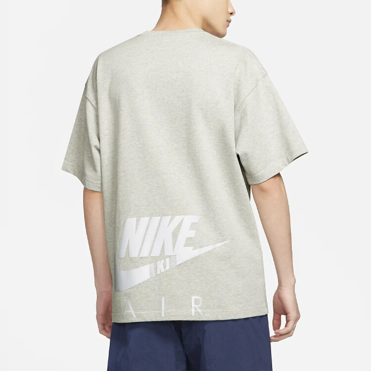 Футболка унисекс серая Nike, серый — фото 4