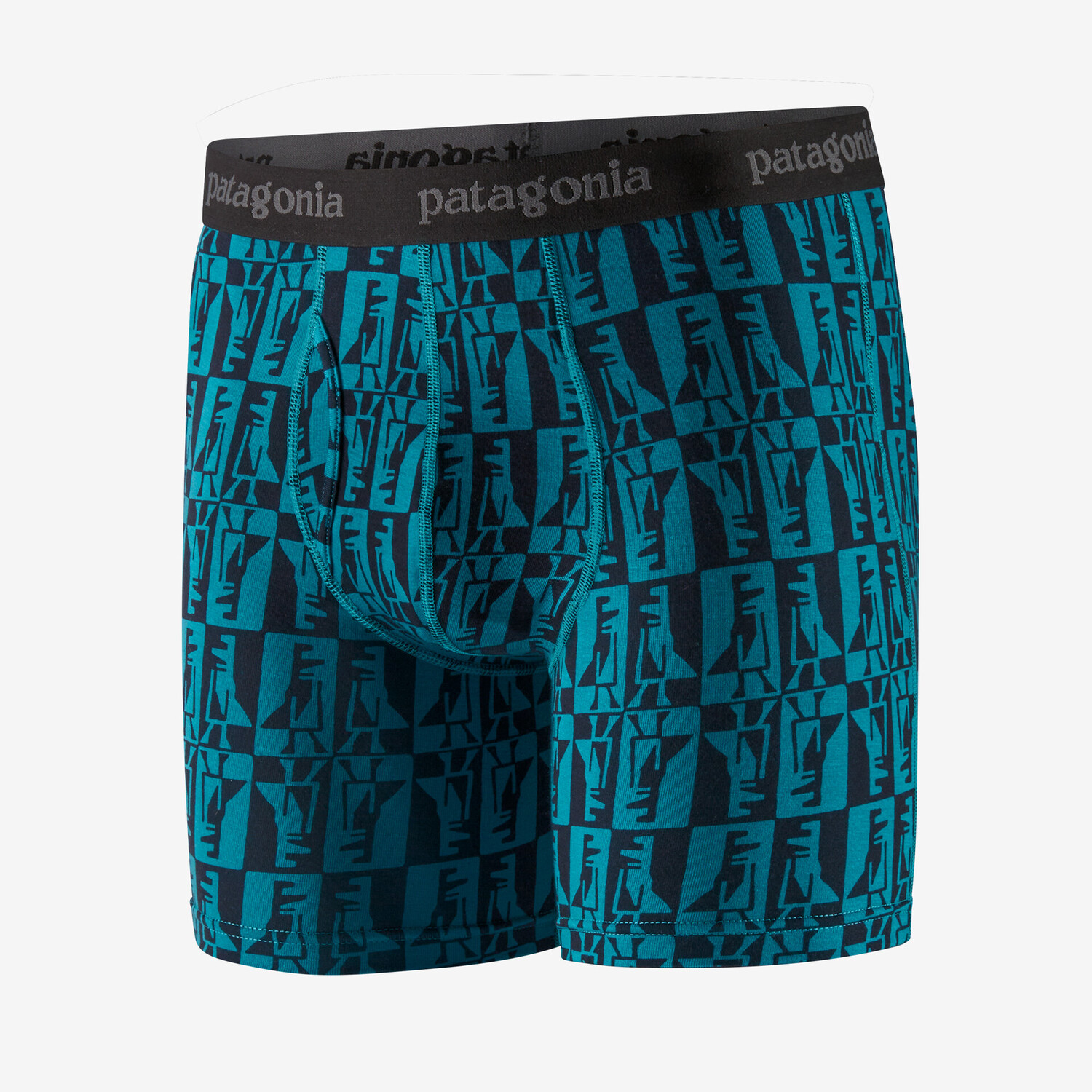 

Мужские трусы-боксеры Essential Patagonia, цвет Penguin Squawk: Belay Blue