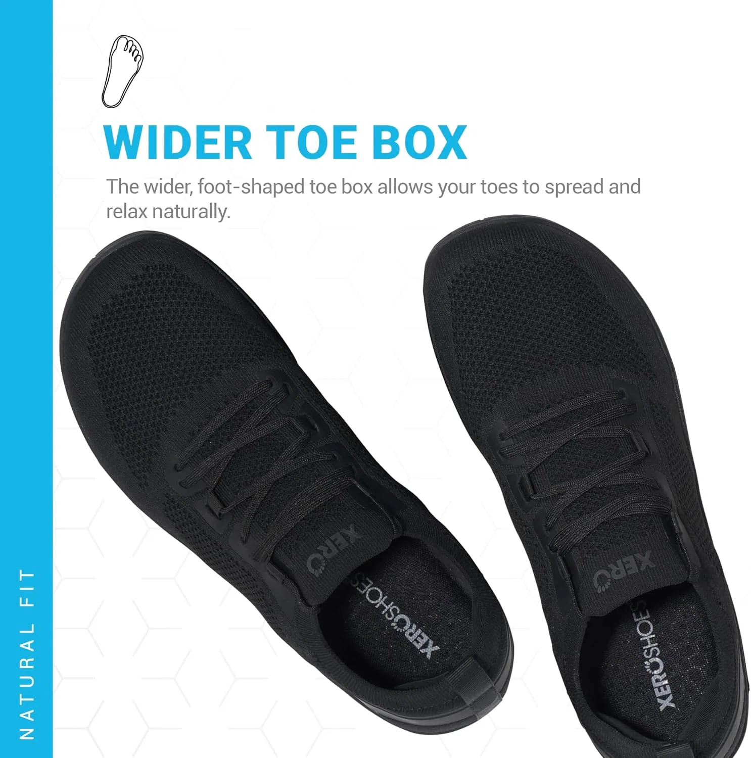 Xero Shoes Мужские кроссовки Xero Nexus Knit, черные/черные — фото 2