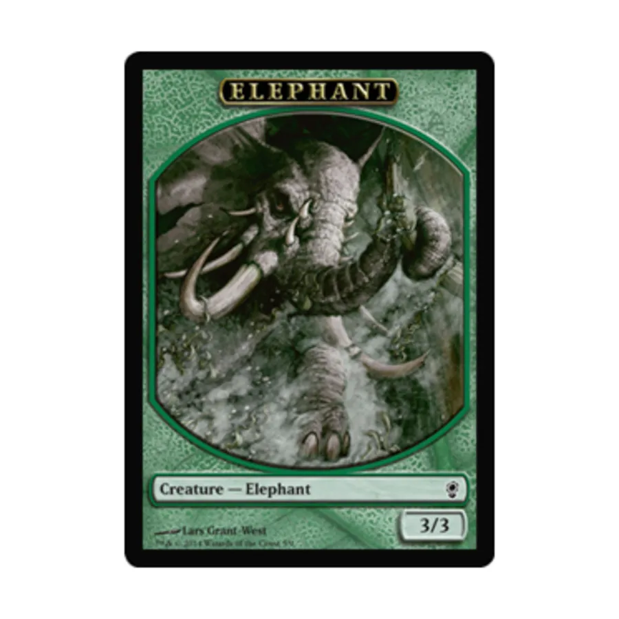 

CCG Слон — жетон (T), MTG - Conspiracy