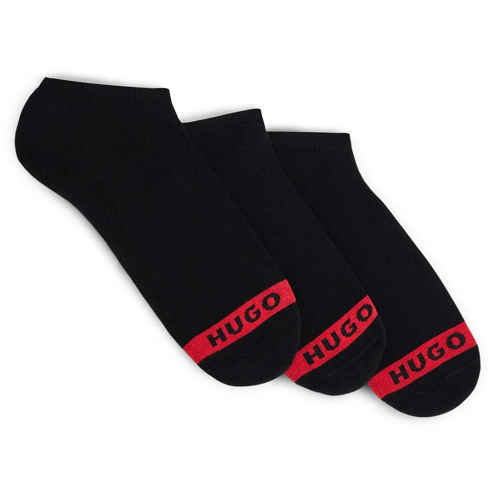 

Носки HUGO Lc Plush Tape 10259772 3 pairs, черный