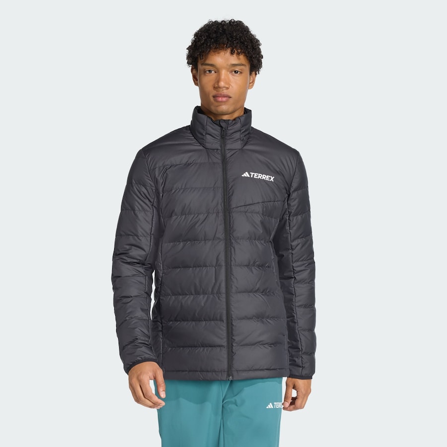 Куртка для активного отдыха ADIDAS TERREX Multi Light Down CLIMAWARM, черный — фото 2