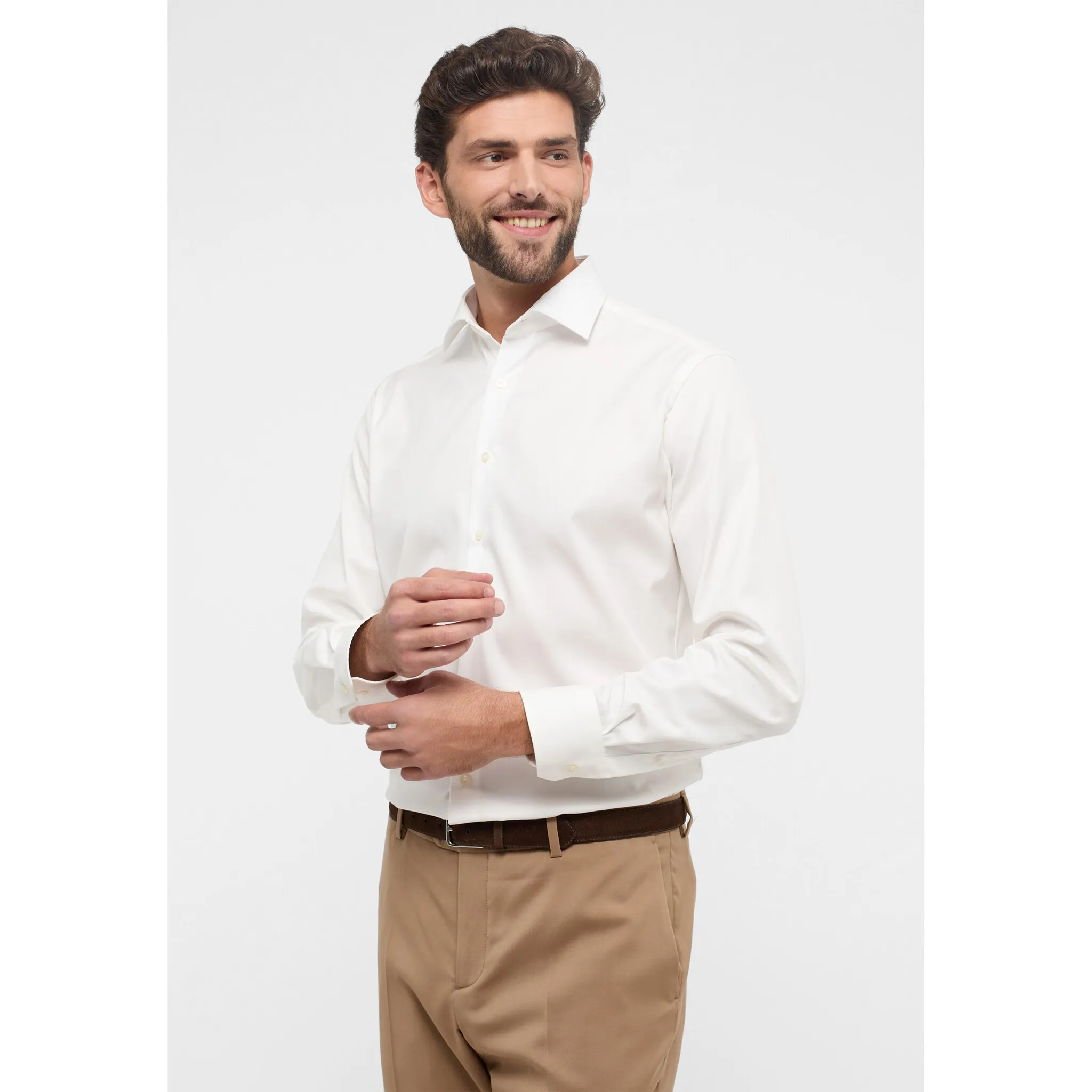 

Рубашка Eterna с длинными рукавами "MODERN FIT", бежевый