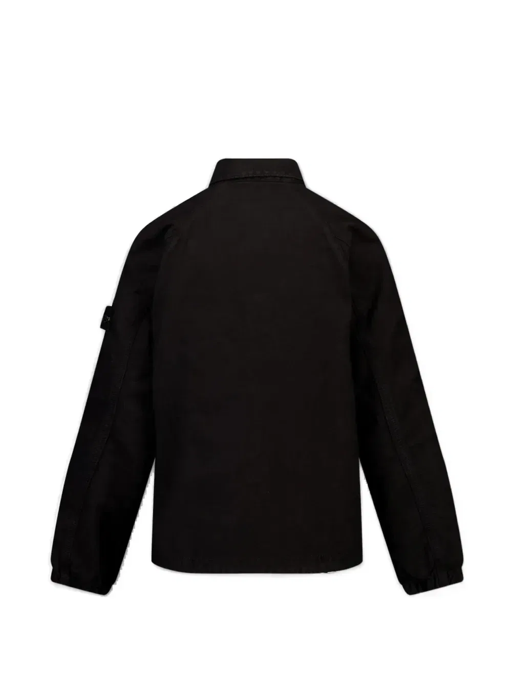 Куртка на пуговицах с нашивкой в виде компаса Stone Island Junior, черный — фото 2