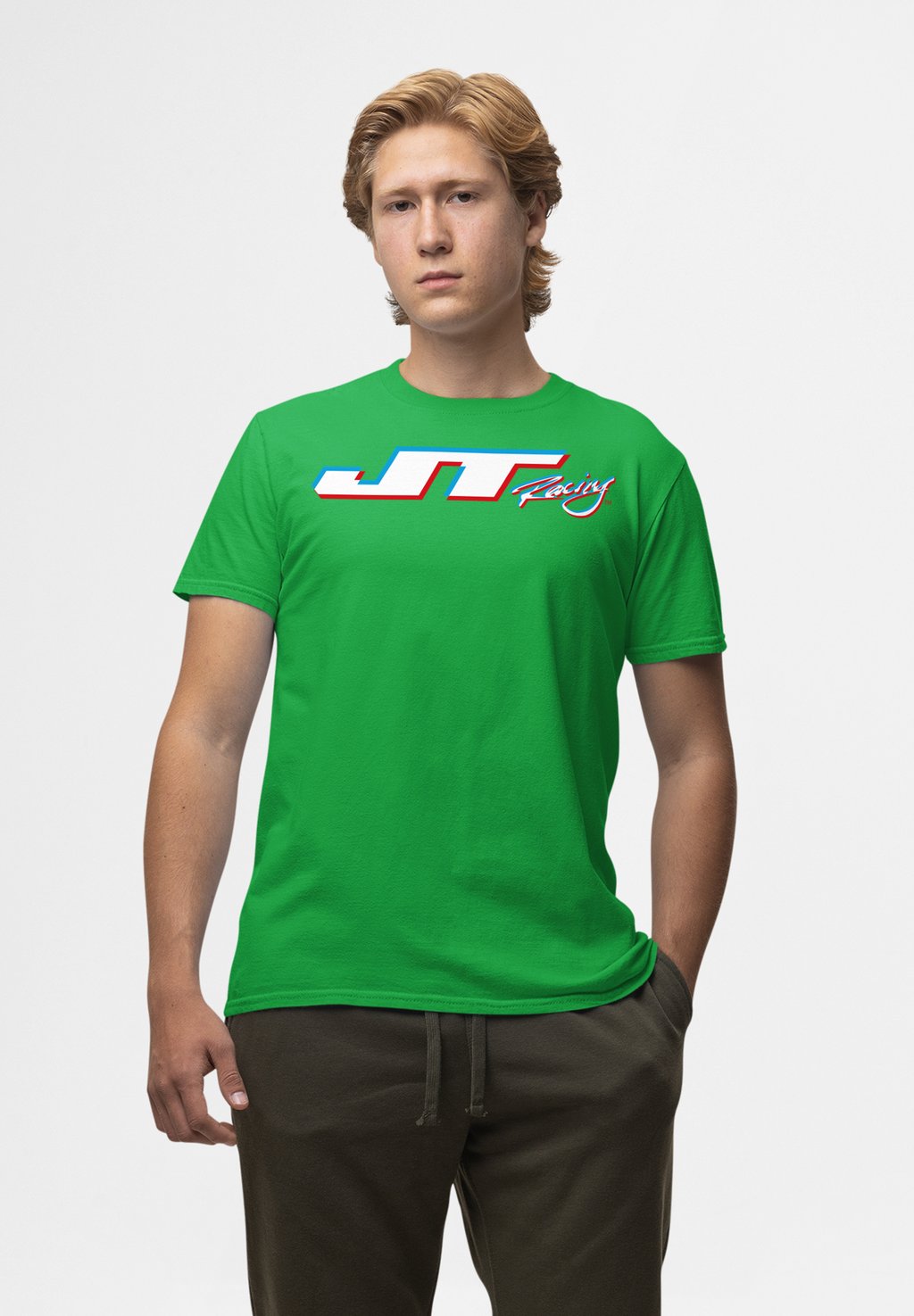 

Футболка с принтом JT RACING 3D LOGO Henry Tiger, зеленый