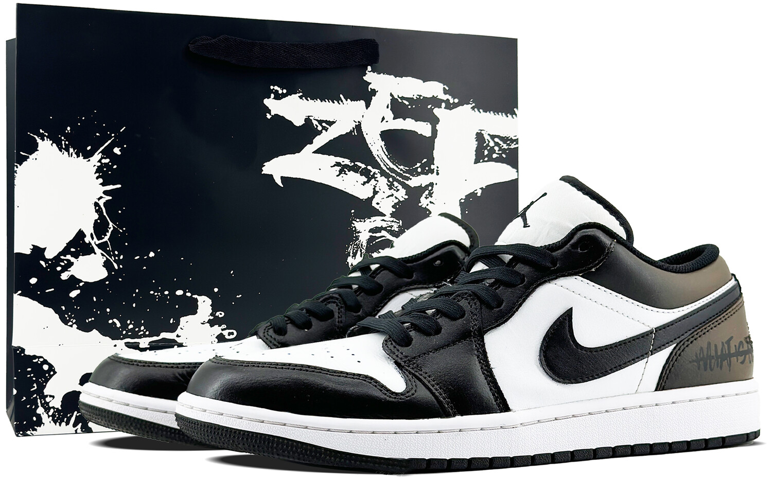 

Баскетбольные кроссовки Air 1 Vintage Men Low-Top Black/Brown/White Jordan, Белый, Баскетбольные кроссовки Air 1 Vintage Men Low-Top Black/Brown/White Jordan
