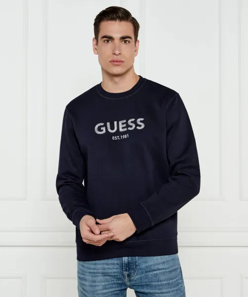 

Толстовка Slim fit Guess Jeans, синий