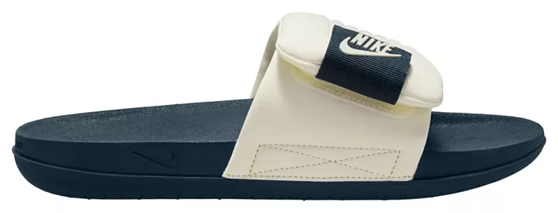 

Мужские регулируемые шлепанцы Nike OffCourt, цвет SAIL/SAIL/ARMORY NAVY