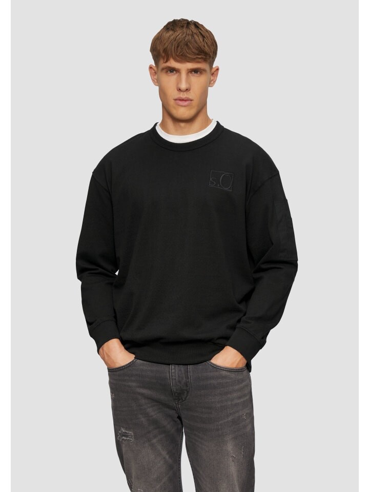 

Толстовка s.Oliver Sweatshirt langarm, черный