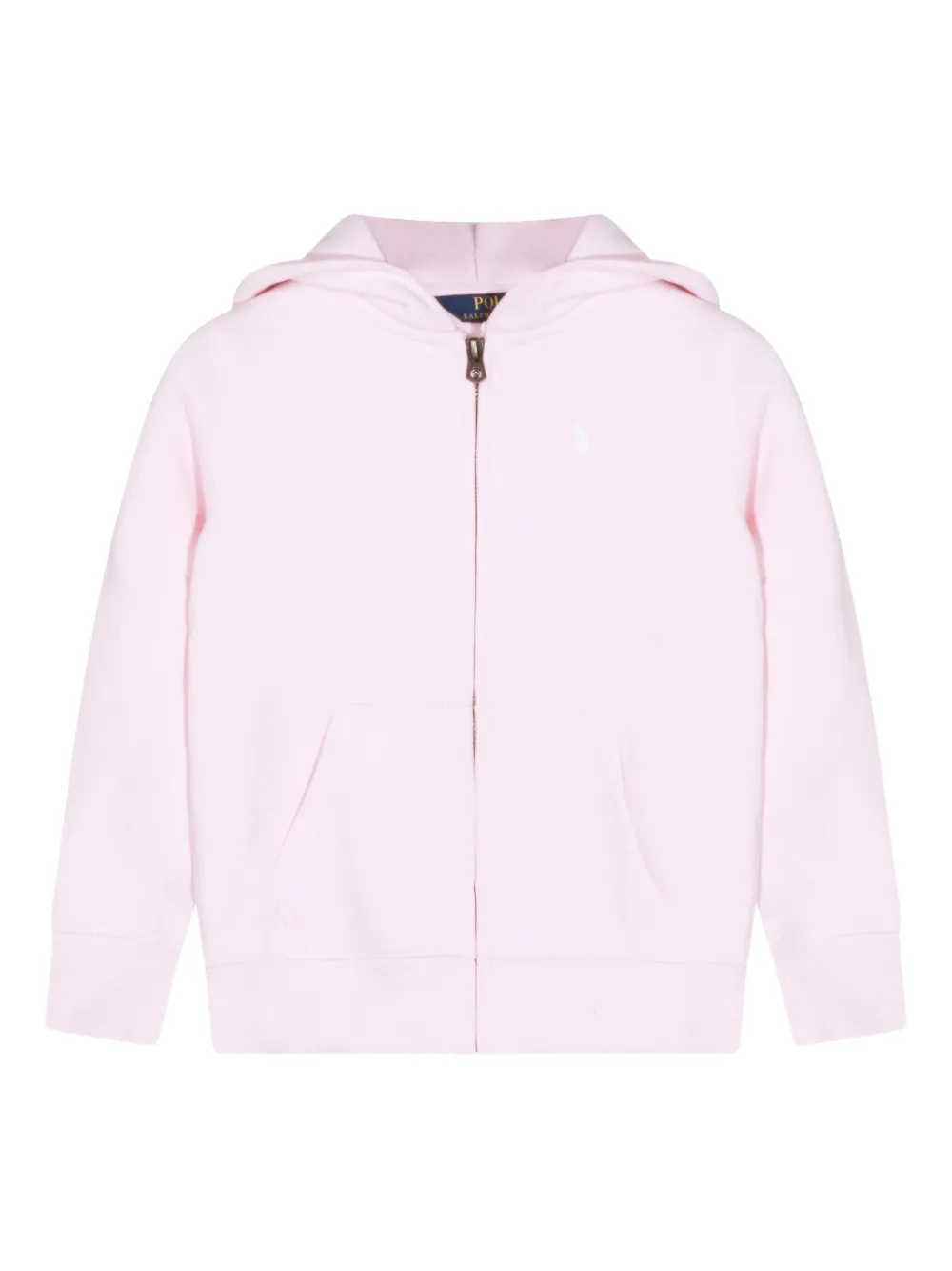 

Худи на молнии с логотипом Polo Ralph Lauren Kids, розовый
