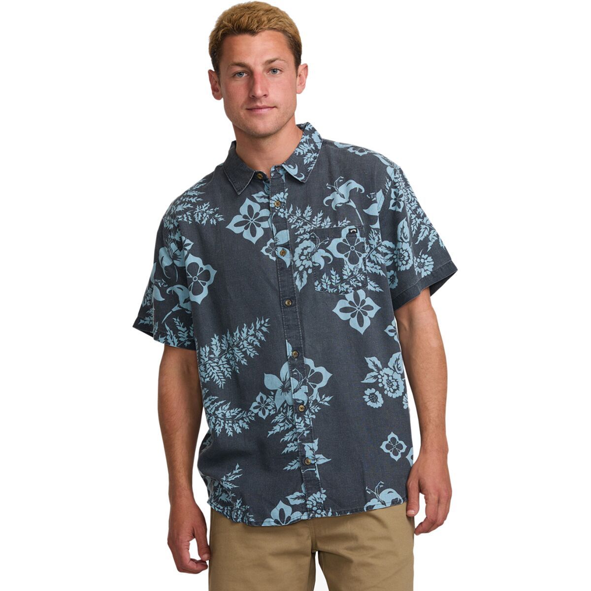 

Короткий рукав рубашка Cordoba Billabong, цвет midnight