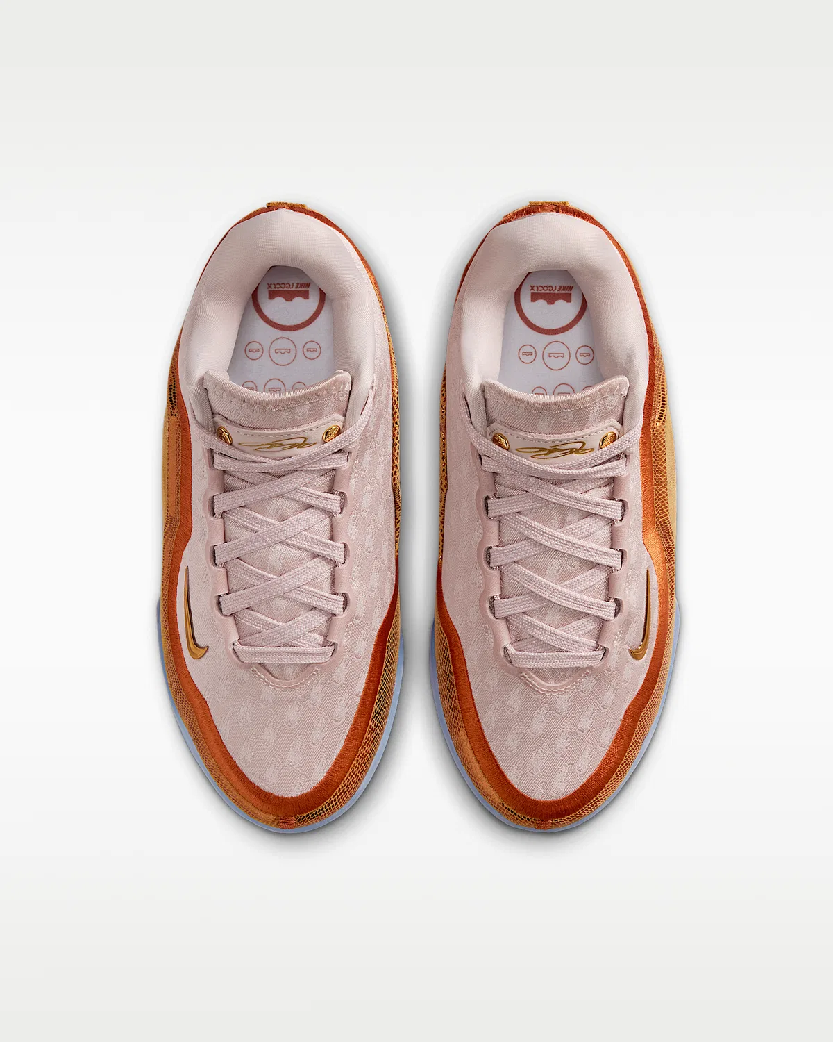 Детские баскетбольные кроссовки LeBron XXIII "LeBronto", Silt Red/Black/Metallic Copper — фото 4
