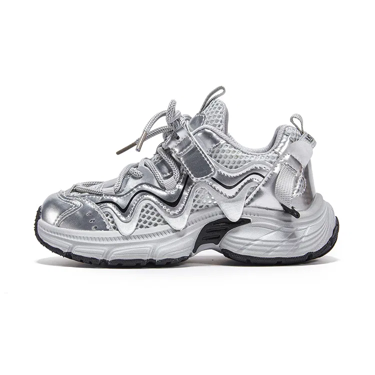 Кроссовки 7 PE Casual Shoes Silver Gray Kids' 7-PE, Silver Gray[Breathable Unlined Mesh]