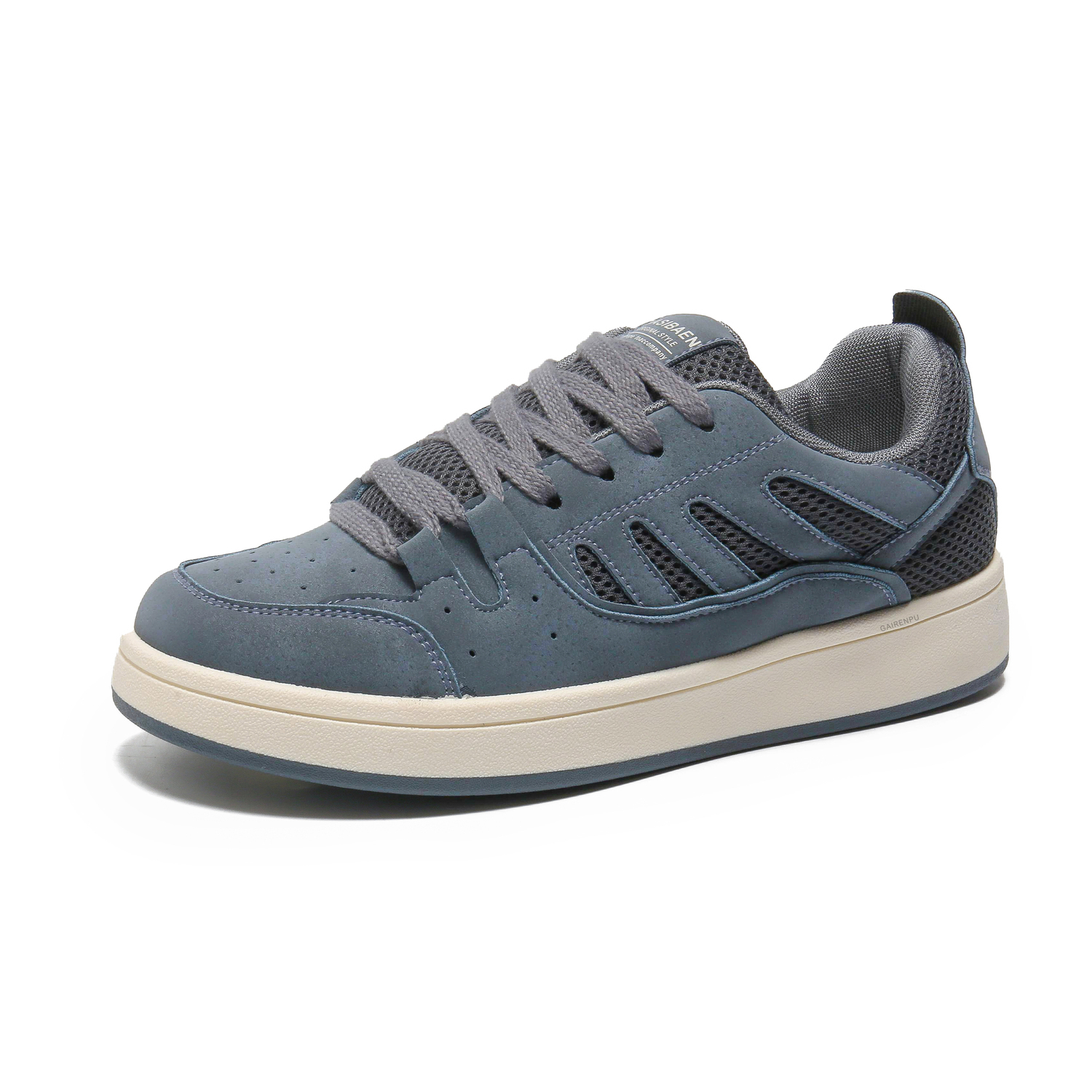 

Gai Renpu Скользоустойчивые износостойкие дышащие мужские скейтерские кеды низкие верха Camel Box, цвет Camel Box