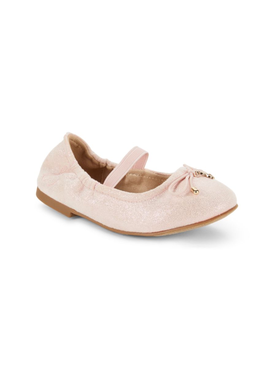 

Балетки Felicia Metallic для маленьких девочек и девочек Sam Edelman, цвет Blush