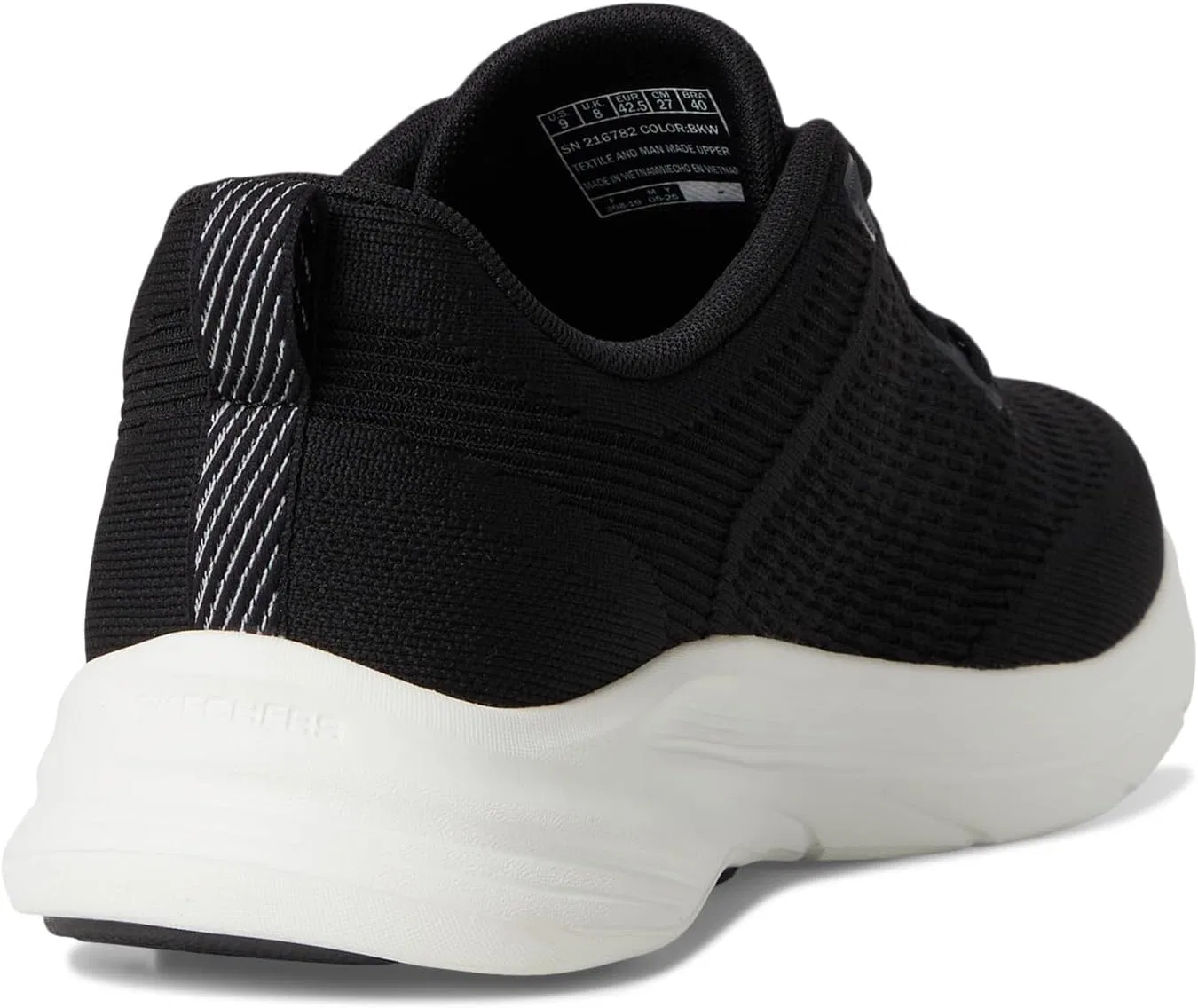 Мужские кроссовки Skechers Go Walk 8 Day, белый/черный — фото 3