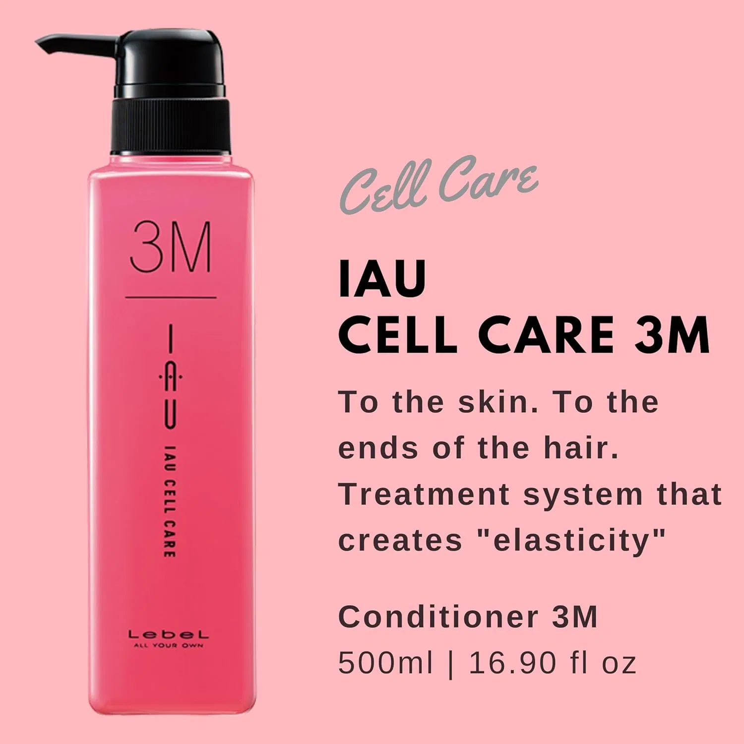 Набор для ухода за волосами «IAU Cell Care 3M» 500 мл от Lebel Lebel — фото 2