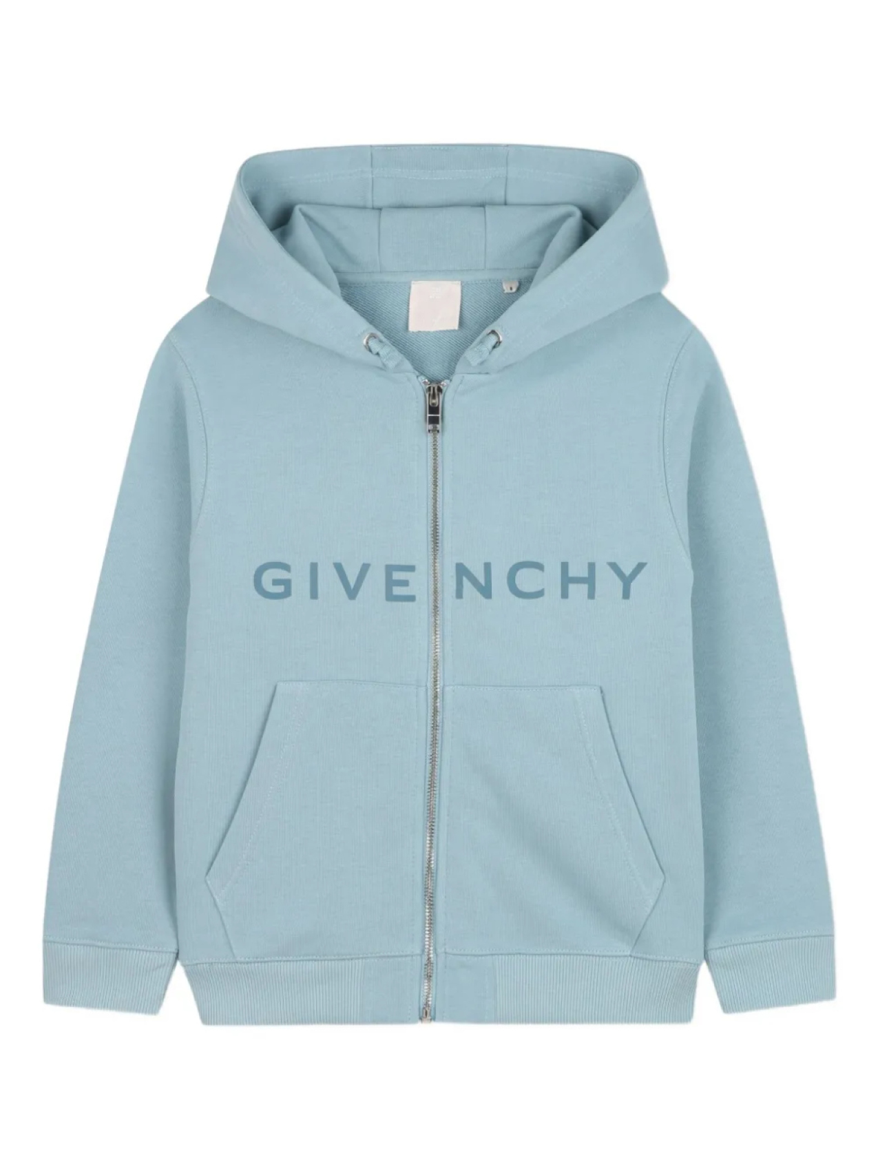 

Толстовка с капюшоном на молнии с логотипом Givenchy Kids, синий