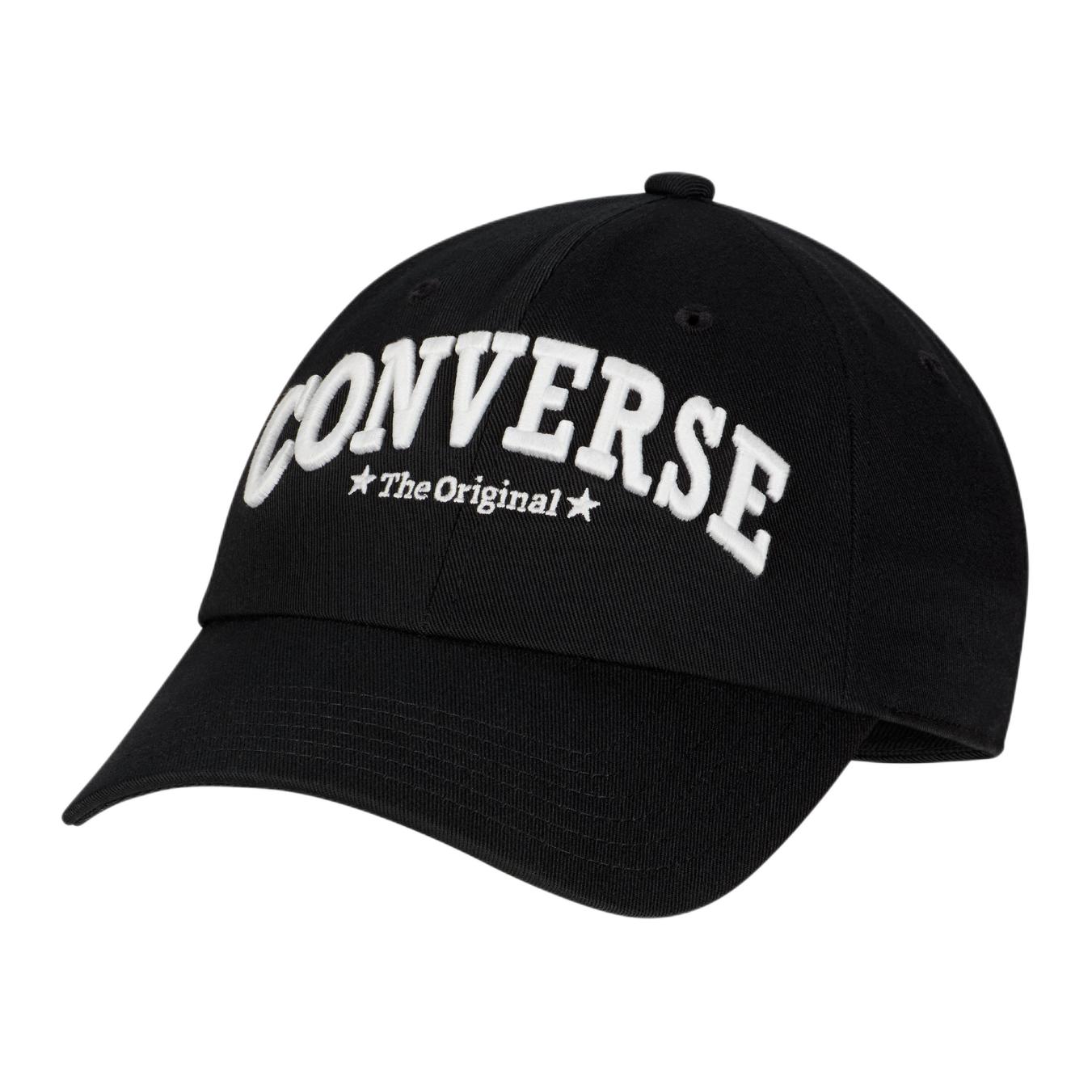 

Converse Бейсболка из полиэстера унисекс черная, Black