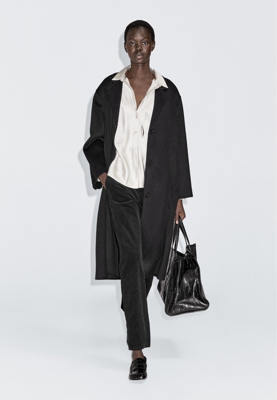 

Брюки Massimo Dutti MID RISE STRAIGHT FIT, Black