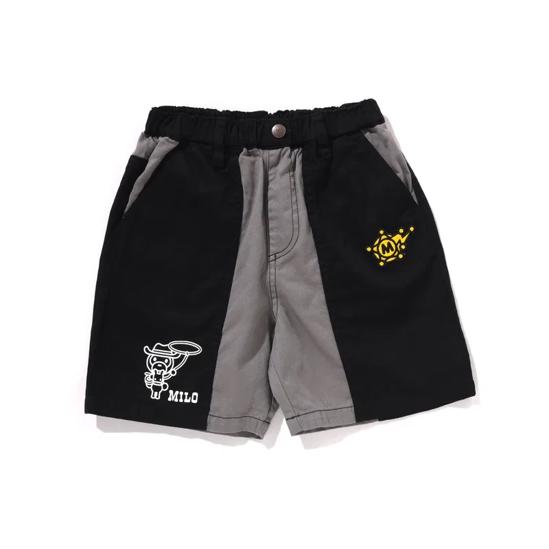 Шорты детские A BATHING APE черные