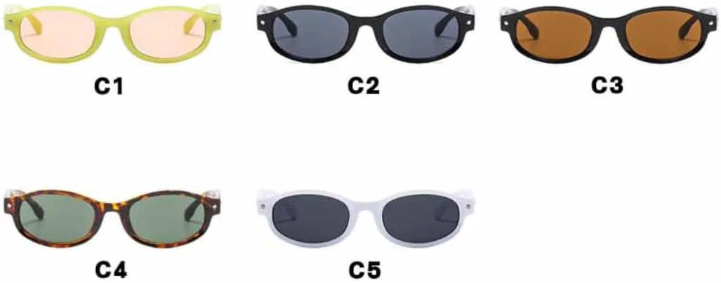 

Солнцезащитные очки с защитой UV400 | Овальные линзы с леопардовым принтом | Для женщин и мужчин, для занятий спортом на открытом воздухе и вождения DSVIGF, Green Tea