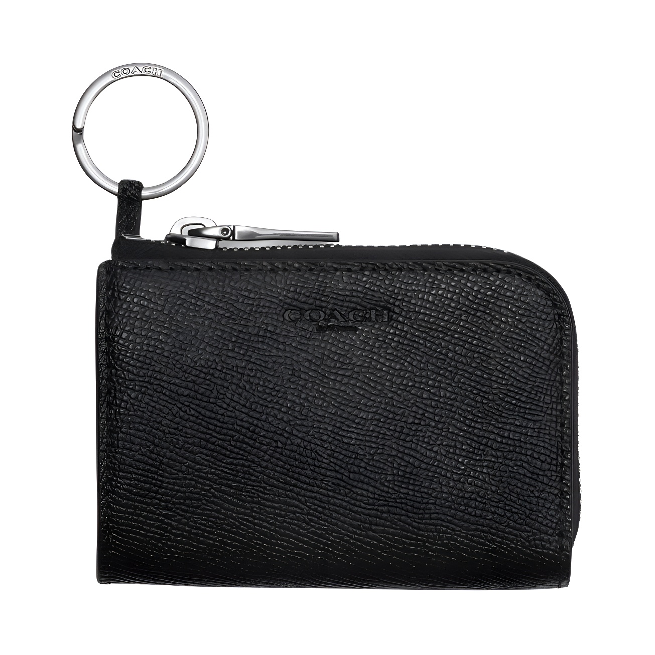 

Мини-визитница из перпендикулярной кожи для женщин Чёрный COACH
