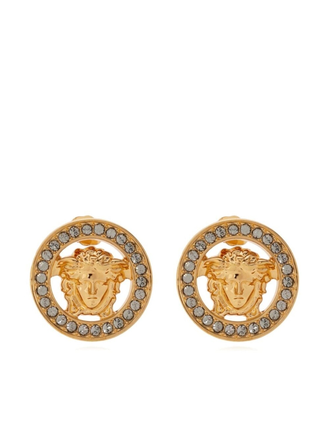 

Серьги со стразами «Медуза» Versace, золотой