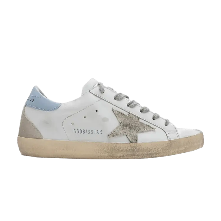Кроссовки Golden Goose Wmns Superstar White Powder Blue, белый