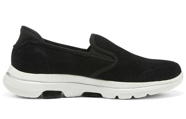 Тапочки go walk 5 'black white' Skechers, черный — фото 2