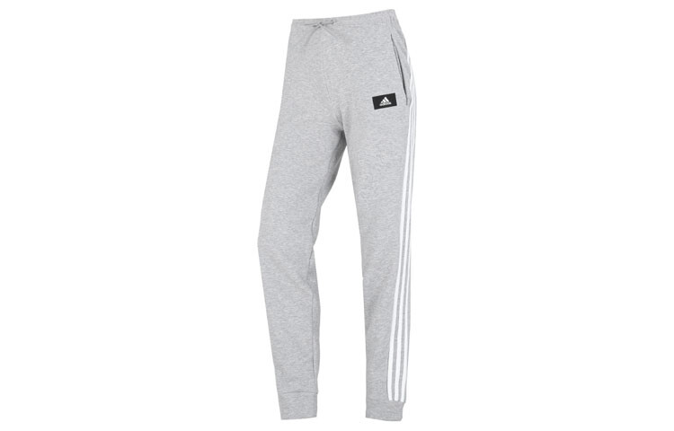 

Adidas Женские трикотажные спортивные штаны, Светло-серый