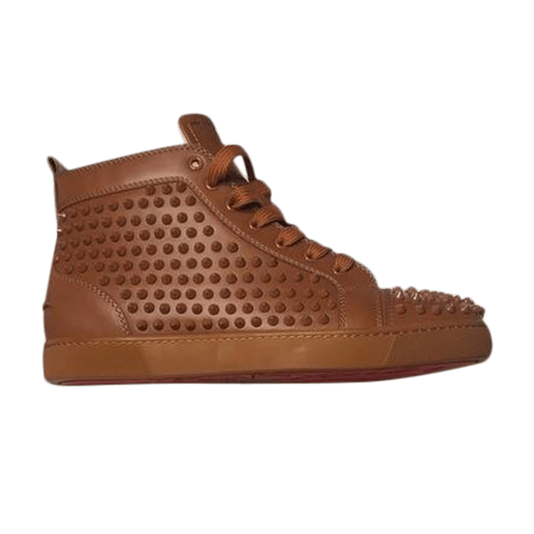 

Кроссовки Christian Louboutin Louis Flat Spikes 'Ecureuil', коричневый