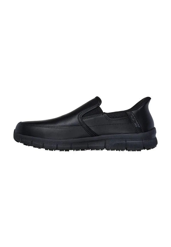 Высокие кроссовки skechers herren nampa broxtin slipins arbeitsschuh 200304ec blk schwarz Skechers, Blk Black