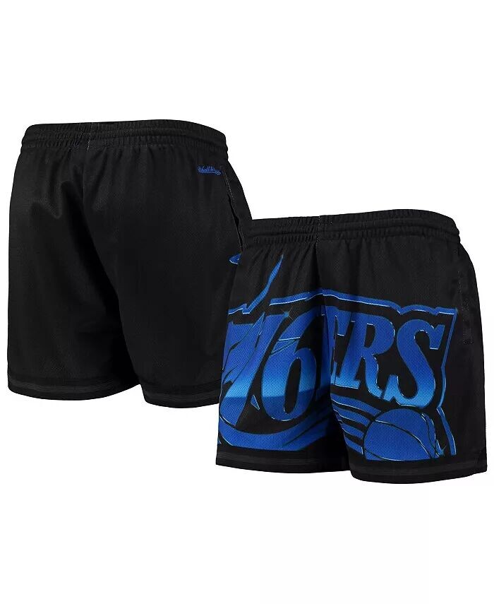 

Черные женские шорты из сетки Philadelphia 76ers Big Face 4.0 Mitchell & Ness