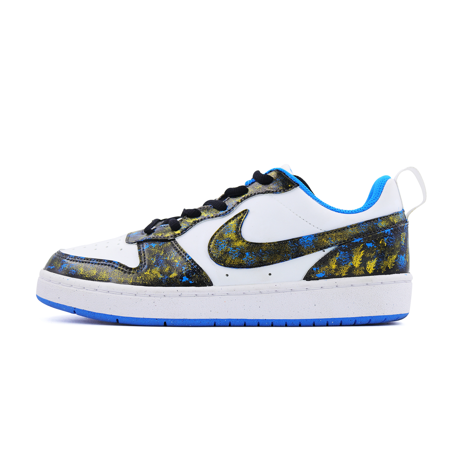 

Nike Court Borough Night Sea Gilded нескользящие легкие амортизирующие низкие кроссовки для скейтбординга black gold детские