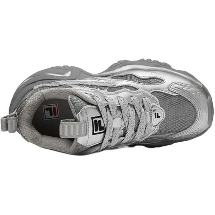 Детские кроссовки Hippo Anti Slip с низким верхом и износостойкостью FILA KIDS, серый — фото 3