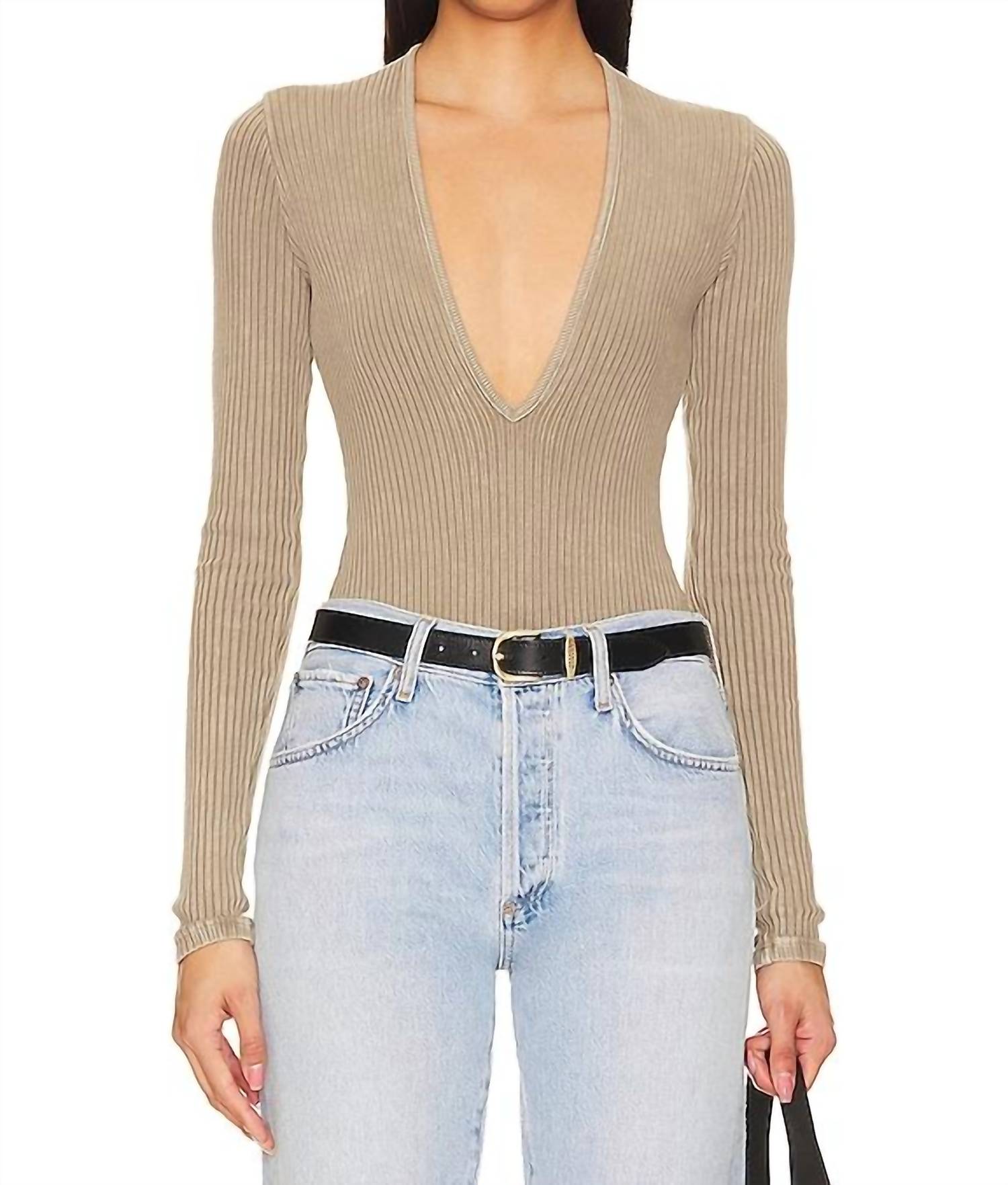 

Боди Zena Ribbed в стиле Trail AGOLDE