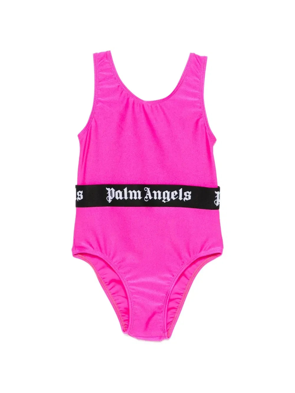 Купальник с поясом с логотипом Palm Angels Kids, розовый