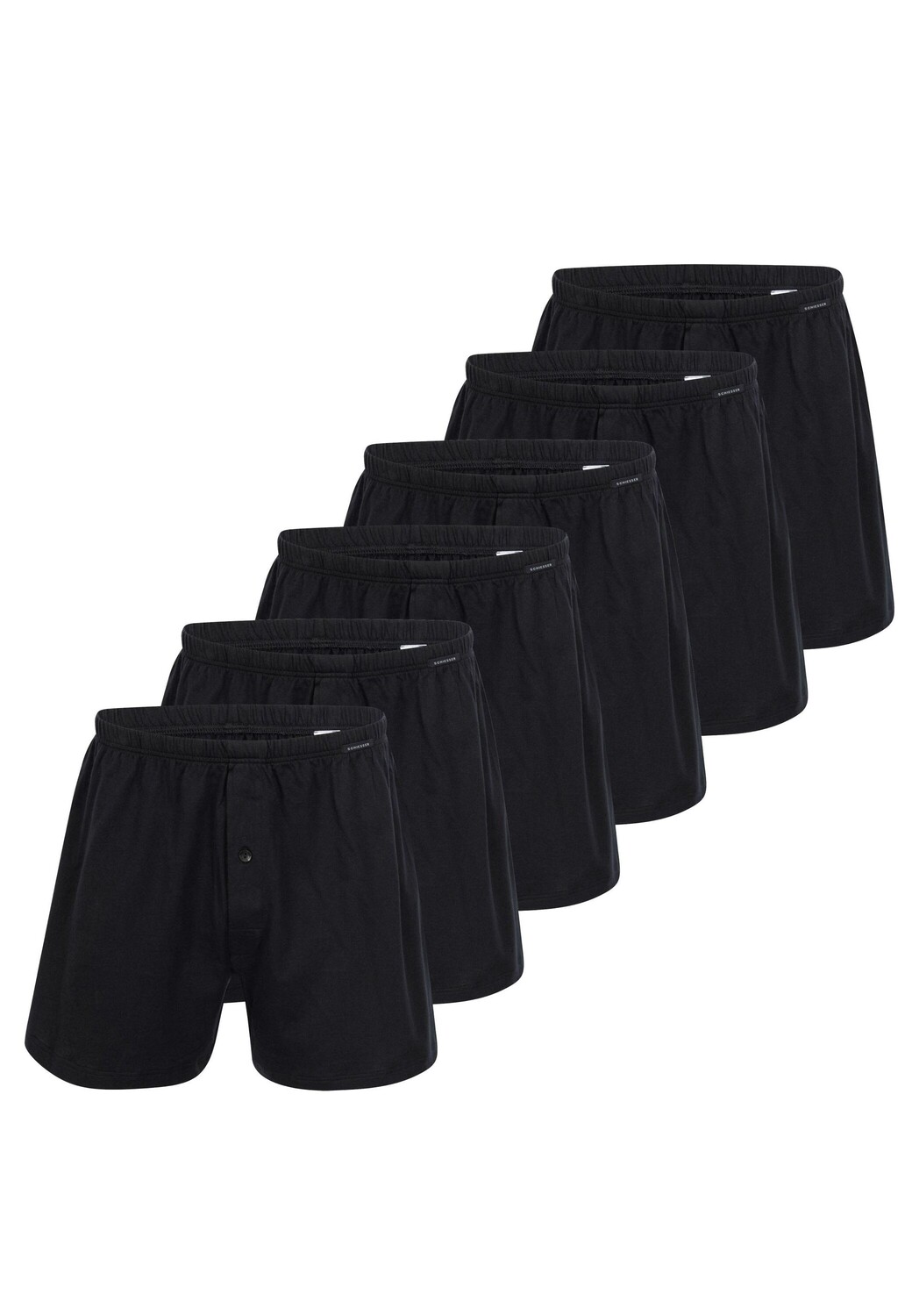 

Боксеры Schiesser Boxershorts Singel-Jersey, черный